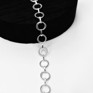 Pulsera Doble Diseño Circulo 950