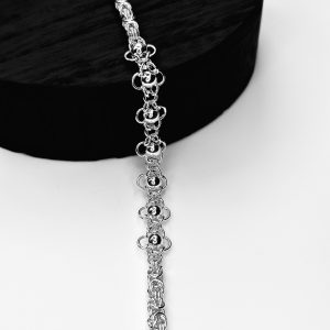 Pulsera Flores Unidas Plata 950