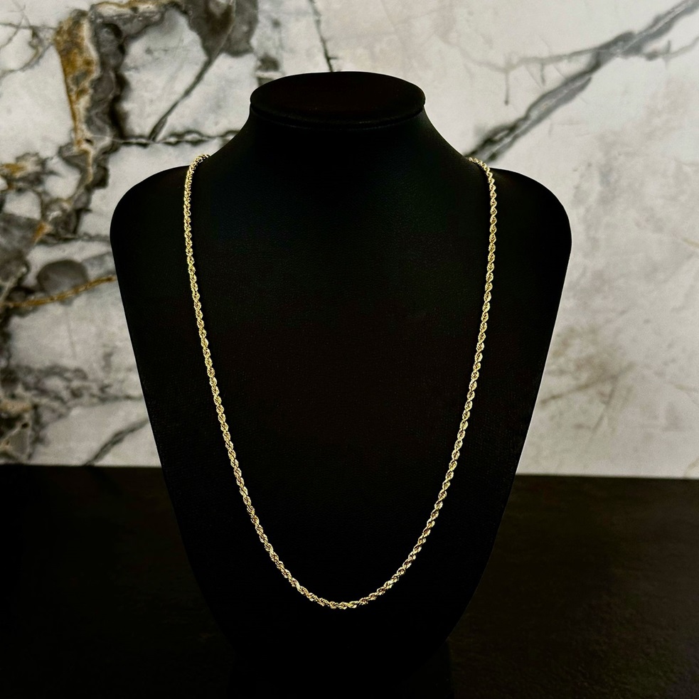 2.4mm Cadena Rope Liviana 18k - Image 5