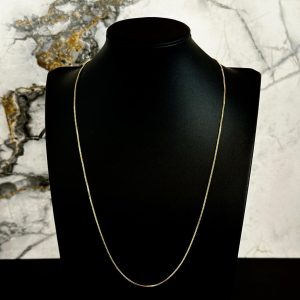 Cadena de Eslabones Caja Oro 18k